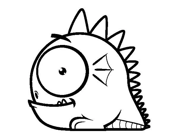 Dibujo de Dragón pequeño para Colorear - Dibujos.net Dibujo de Dragón pequeño para Colorear - Dibujos.net