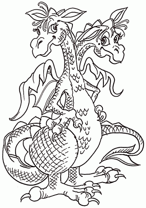 Dibujo de Dragones para colorear. Dibujos infantiles de Dragones ... Dibujo de Dragones para colorear. Dibujos infantiles de Dragones ...