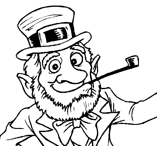 Dibujo de Duende para Colorear - Dibujos.net