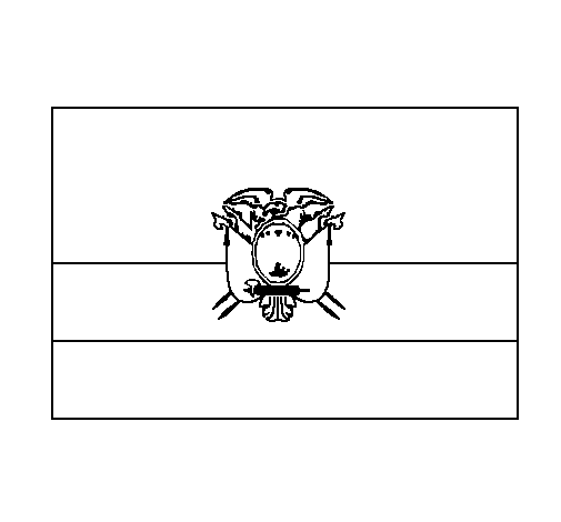 Dibujo de Ecuador para Colorear - Dibujos.net Dibujo de Ecuador para Colorear - Dibujos.net