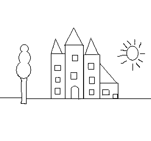 Dibujo de Edificio para Colorear - Dibujos.net Dibujo de Edificio para Colorear - Dibujos.net