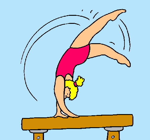 Dibujo de Ejercicio sobre potro pintado por Gimnasia en Dibujos ... Dibujo de Ejercicio sobre potro pintado por Gimnasia en Dibujos ...