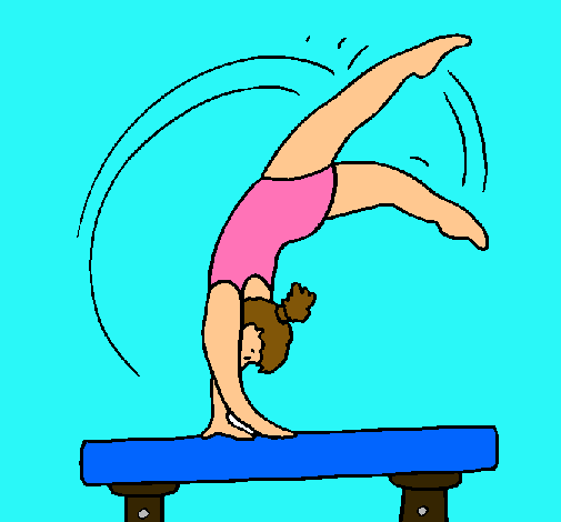 Dibujo de Ejercicio sobre potro pintado por Gimnasia en Dibujos ... Dibujo de Ejercicio sobre potro pintado por Gimnasia en Dibujos ...