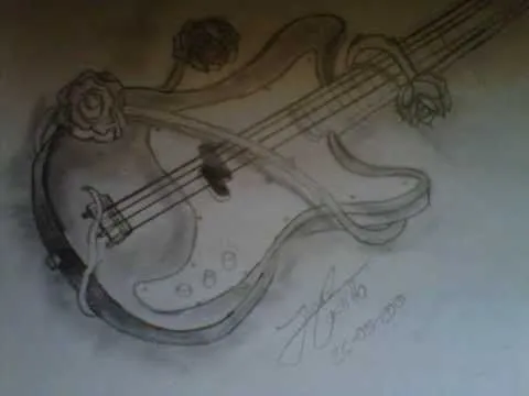 Dibujo- Bajo Electrico - YouTube