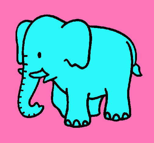 Dibujo de Elefante bebe pintado por Trompita en Dibujos.net el día ... Dibujo de Elefante bebe pintado por Trompita en Dibujos.net el día ...