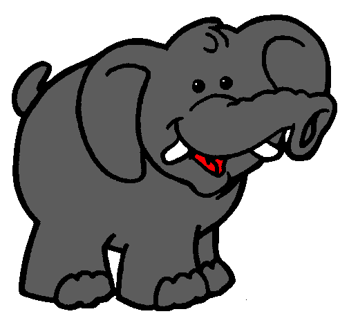 Dibujo de Elefante pintado por Israel en Dibujos.net el día 25-10 ...