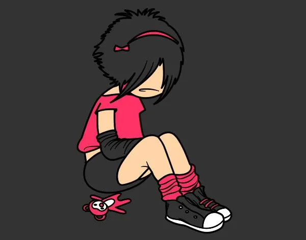 Dibujo de emo girl pintado por Ezmeralda en Dibujos.net el día 05 ... Dibujo de emo girl pintado por Ezmeralda en Dibujos.net el día 05 ...