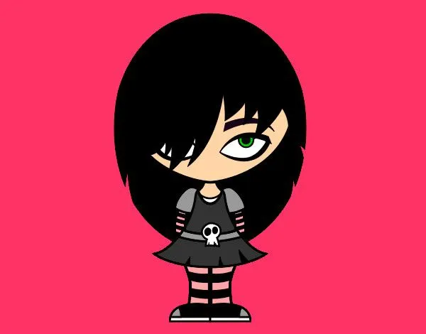 Dibujo de emo pink pintado por Nata1201 en Dibujos.net el día 07 ...