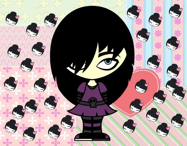 Dibujo de emogirl pintado por Violett100 en Dibujos.net el día 11 ...