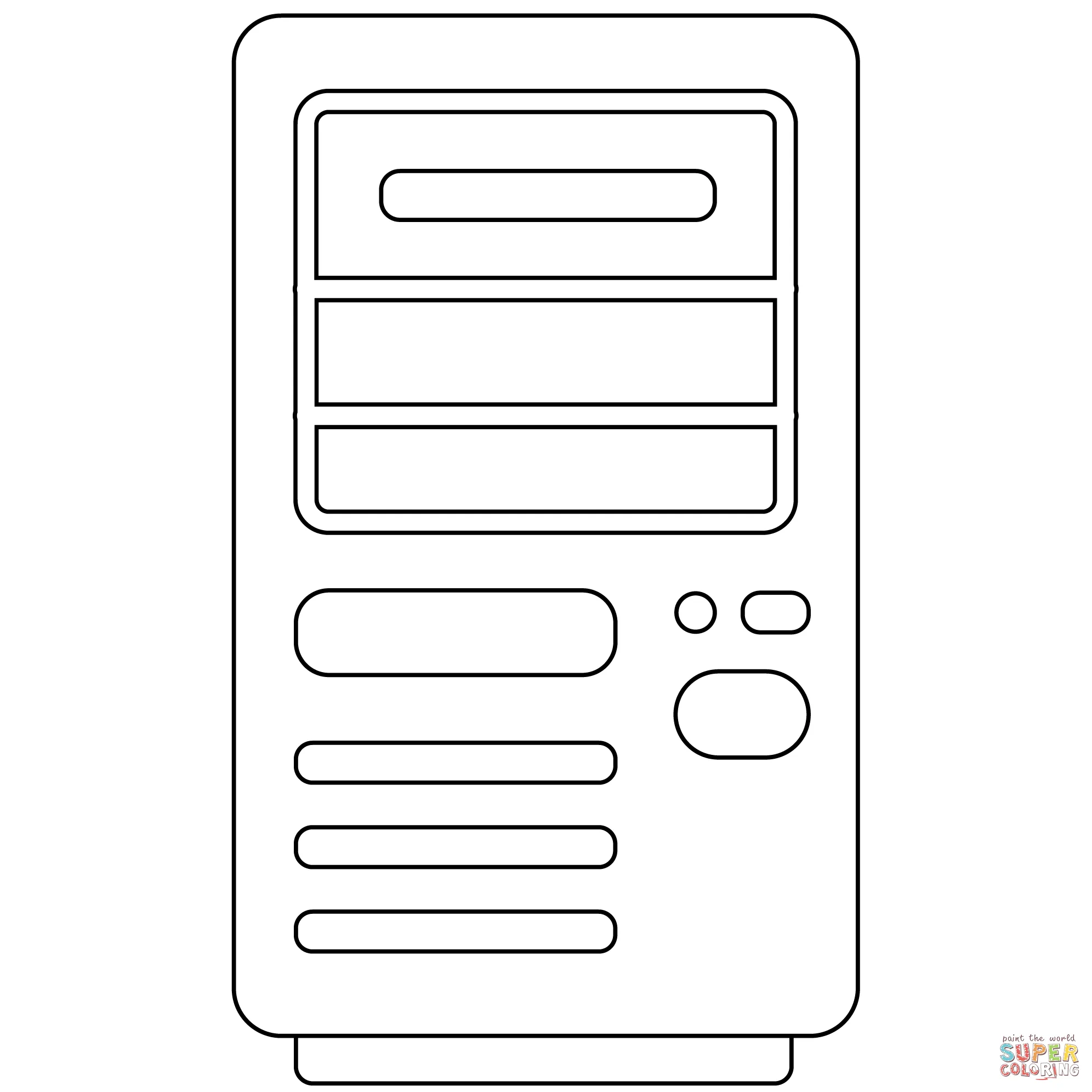 Dibujo de Emoji de computadora de escritorio para colorear | Dibujos para colorear imprimir gratis Dibujo de Emoji de computadora de escritorio para colorear | Dibujos para colorear imprimir gratis