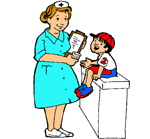 Dibujo de Enfermera y niño pintado por Enfermera en Dibujos.net el ...