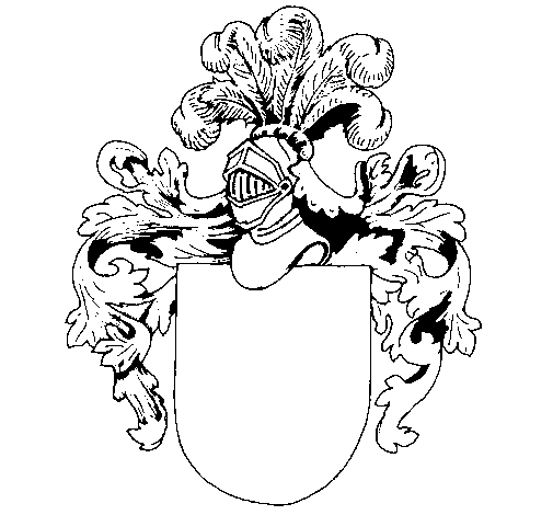 Dibujo de Escudo de armas y casco para Colorear - Dibujos.net