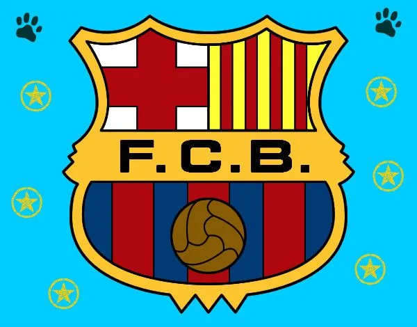 Dibujo de ESCUDO DEL BARCELONA pintado por Mayru en Dibujos.net el ... Dibujo de ESCUDO DEL BARCELONA pintado por Mayru en Dibujos.net el ...