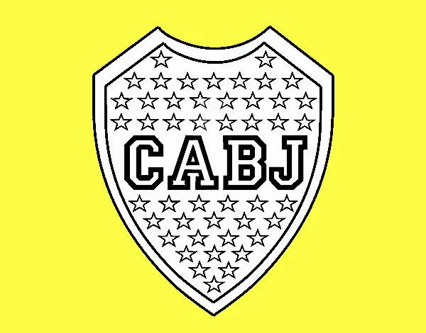 Dibujo de Escudo del Boca Juniors pintado por en Dibujos.net el ... Dibujo de Escudo del Boca Juniors pintado por en Dibujos.net el ...