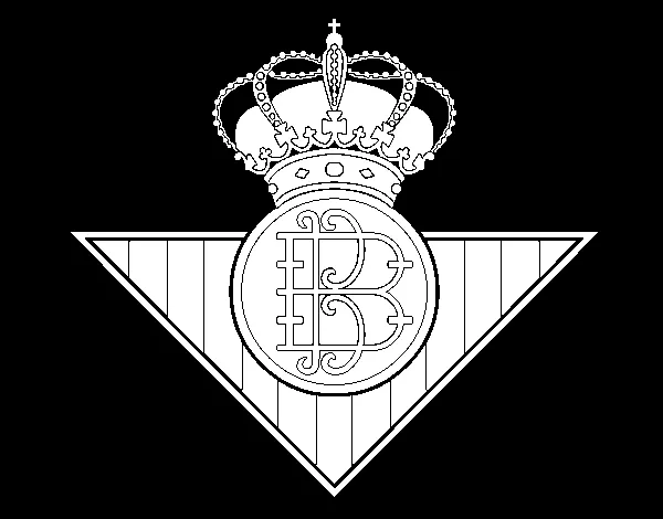 Dibujo de Escudo del Real Betis Balompié para Colorear - Dibujos.net Dibujo de Escudo del Real Betis Balompié para Colorear - Dibujos.net