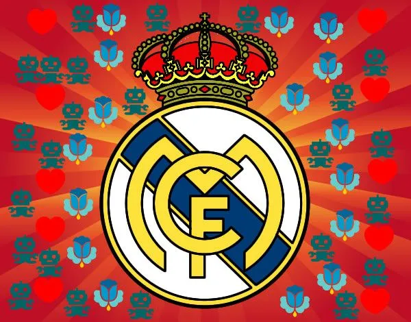 Dibujo de Escudo del Real Madrid C.F. pintado por Edwa en Dibujos ... Dibujo de Escudo del Real Madrid C.F. pintado por Edwa en Dibujos ...