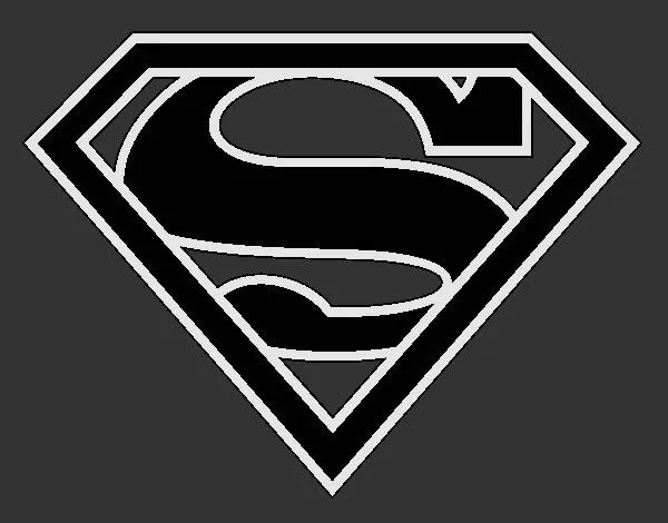 Dibujo de Escudo de Superman pintado por Charito en Dibujos.net el ... Dibujo de Escudo de Superman pintado por Charito en Dibujos.net el ...
