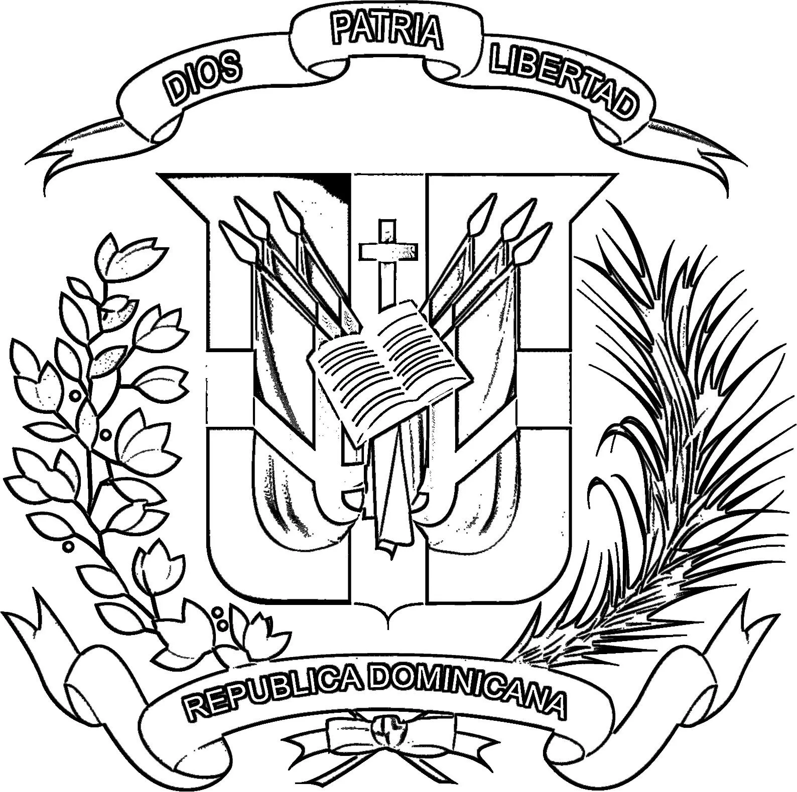 Dibujo del escudo de venezuela para pintar - Imagui Dibujo del escudo de venezuela para pintar - Imagui