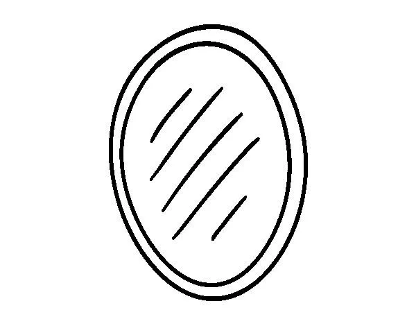 Dibujo de Espejo de baño para Colorear - Dibujos.net Dibujo de Espejo de baño para Colorear - Dibujos.net