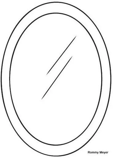 Dibujo de espejo para colorear - Imagui