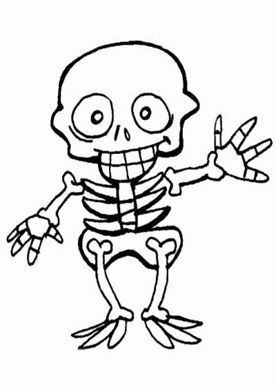 Esqueleto dibujo - Imagui
