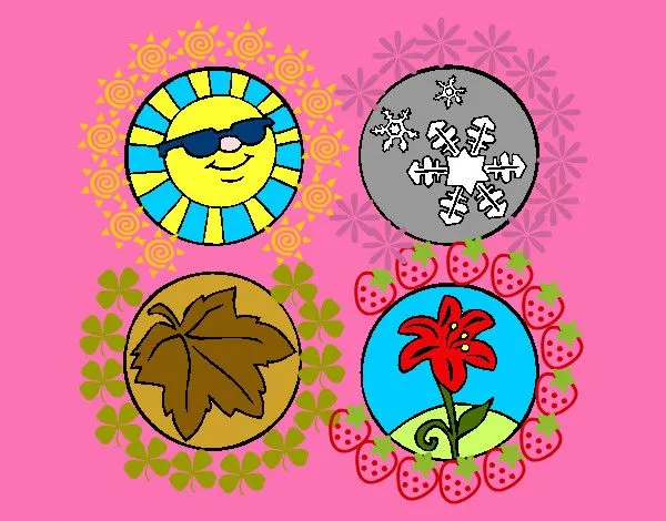 Dibujo de Estaciones del año pintado por Gata7869 en Dibujos.net ... Dibujo de Estaciones del año pintado por Gata7869 en Dibujos.net ...