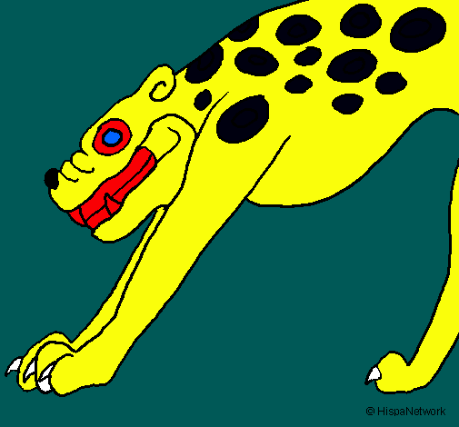 Dibujo de Estatua Jaguar pintado por Maya en Dibujos.net el día 18 ... Dibujo de Estatua Jaguar pintado por Maya en Dibujos.net el día 18 ...