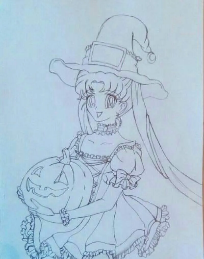 Dibujo al estilo Halloween | •Sailor Moon• Amino Dibujo al estilo Halloween | •Sailor Moon• Amino