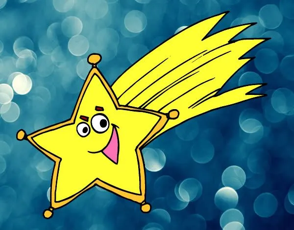Dibujo de Estrella fugaz pintado por Albap en Dibujos.net el día ... Dibujo de Estrella fugaz pintado por Albap en Dibujos.net el día ...