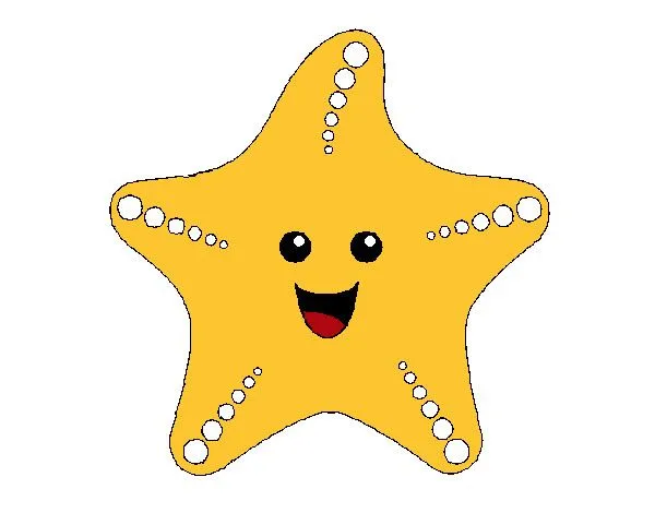 Dibujo de Estrella de mar pintado por Antitto en Dibujos.net el ...