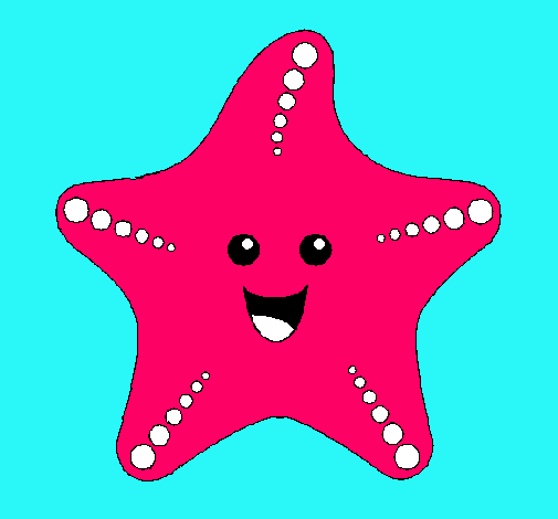 Dibujo de Estrella de mar pintado por Coral en Dibujos.net el día ...