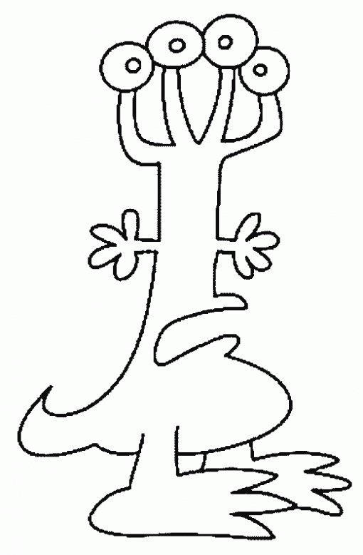 Dibujo de Extraterrestre. Dibujo para colorear de Extraterrestre ... Dibujo de Extraterrestre. Dibujo para colorear de Extraterrestre ...