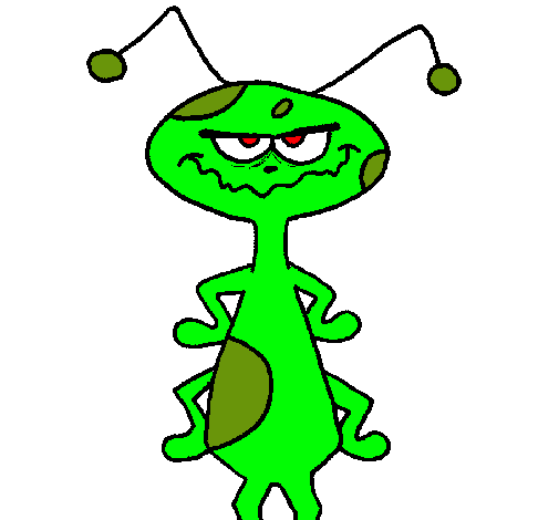 Dibujo de Extraterrestre pintado por Alvaro en Dibujos.net el día ... Dibujo de Extraterrestre pintado por Alvaro en Dibujos.net el día ...
