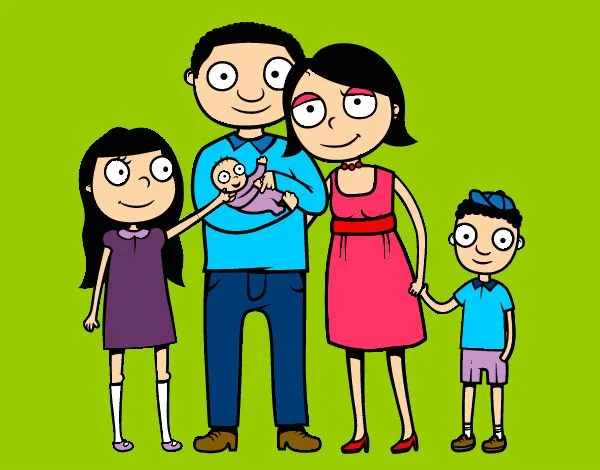 Dibujo de mi familia pintado por Angie310 en Dibujos.net el día 07 ... Dibujo de mi familia pintado por Angie310 en Dibujos.net el día 07 ...