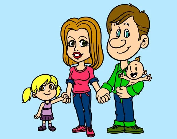 Dibujo de la familia pintado por Myryan en Dibujos.net el día 19 ...