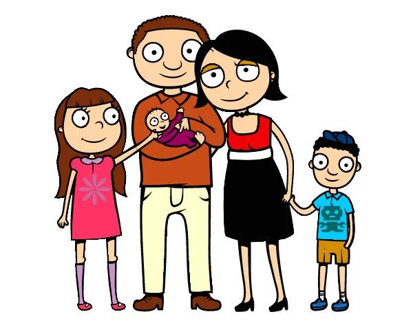 Dibujo de Familia unida pintado por Amjgz en Dibujos.net el día 11 ...