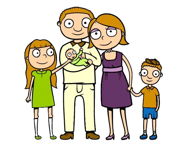 Dibujo de Familia unida pintado por Pinguicoco en Dibujos.net el ...