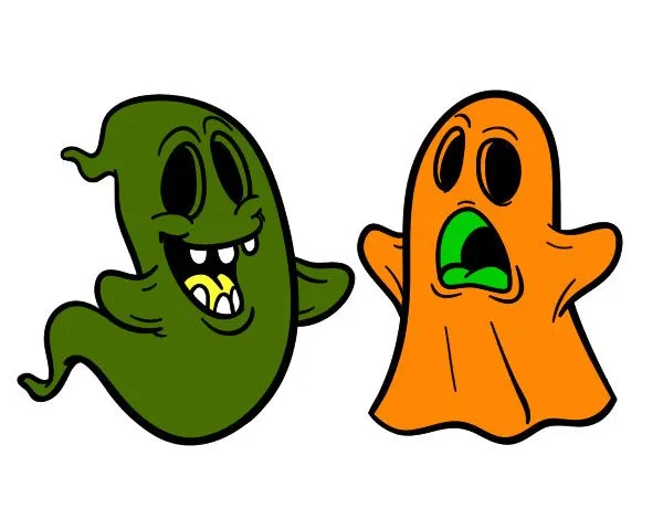 Dibujo de fantasmitas :P pintado por Tellita en Dibujos.net el día ... Dibujo de fantasmitas :P pintado por Tellita en Dibujos.net el día ...