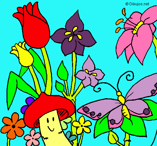 Dibujo de Fauna y flora pintado por Sergio en Dibujos.net el día ...