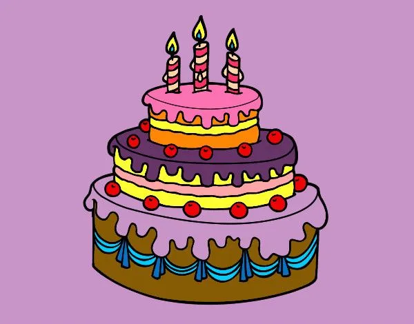 Dibujo de Feliz cumpleaños!!! pintado por Greshel en Dibujos.net ...