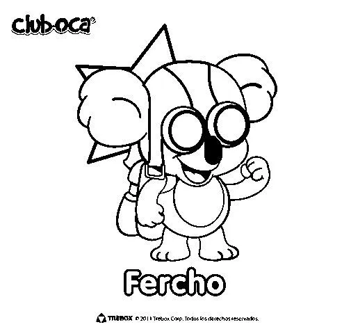Dibujo de Fercho para Colorear - Dibujos.net Dibujo de Fercho para Colorear - Dibujos.net