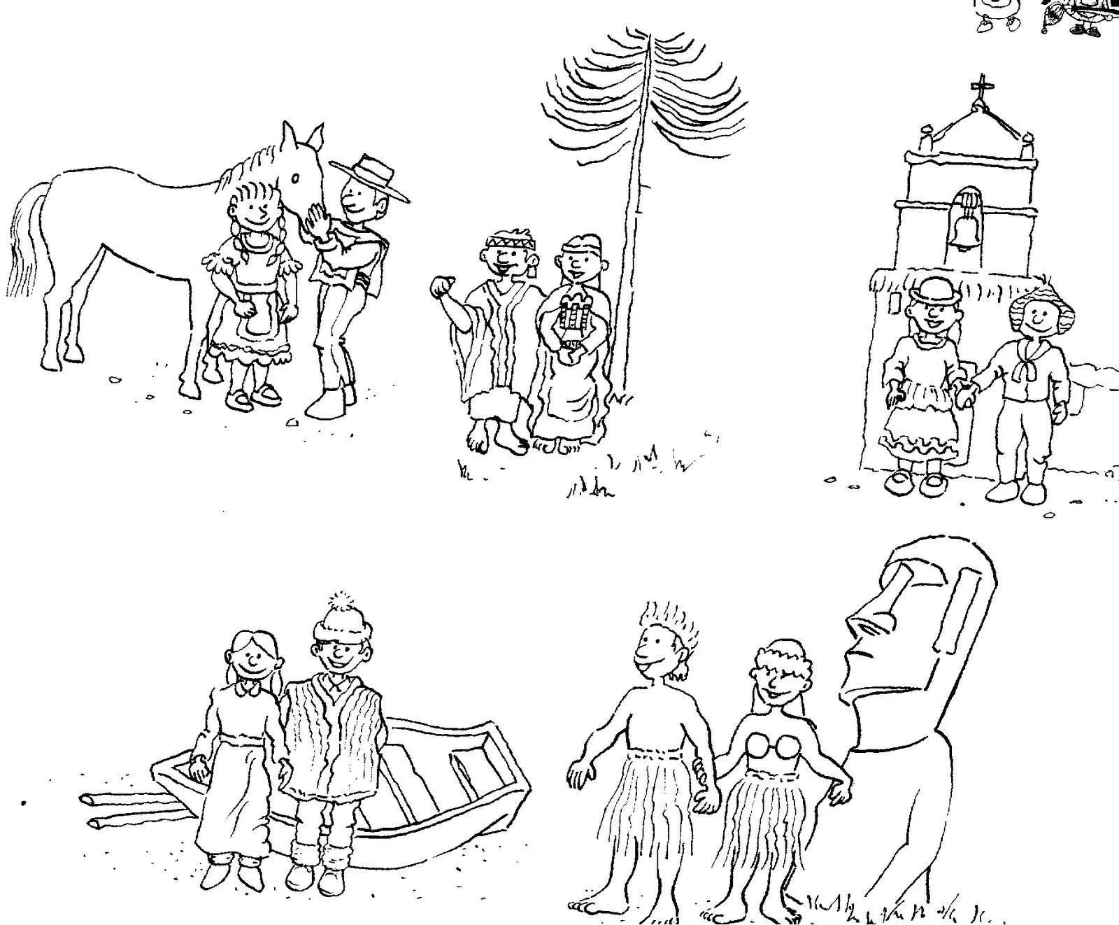 Dibujos por fiestas patrias - Imagui