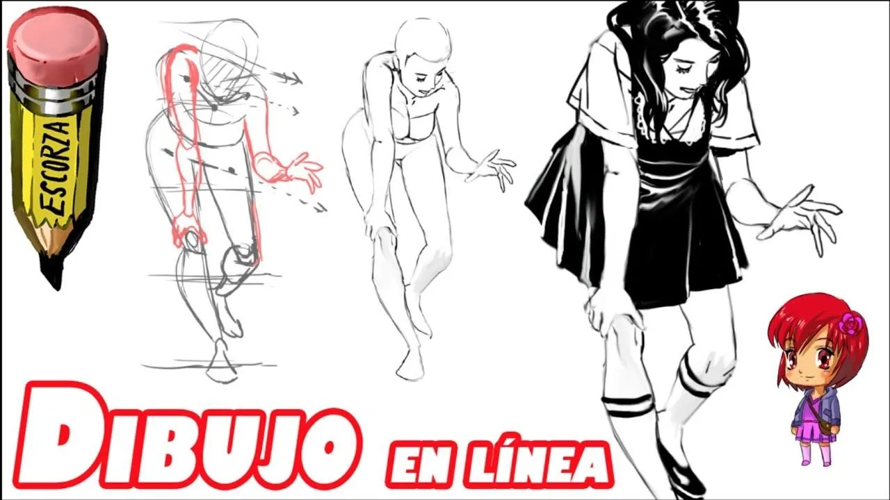 El dibujo de una figura agachada | Figuras de, Figura femenina, Cómo dibujar El dibujo de una figura agachada | Figuras de, Figura femenina, Cómo dibujar