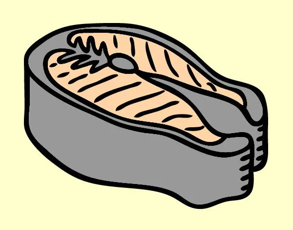 Dibujo de Filete de atún pintado por Anabelen13 en Dibujos.net el ...