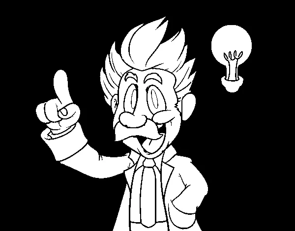 Dibujo de Físico para Colorear - Dibujos.net Dibujo de Físico para Colorear - Dibujos.net