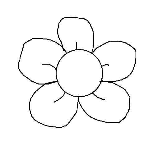 Dibujo de Flor 3 para Colorear - Dibujos.net