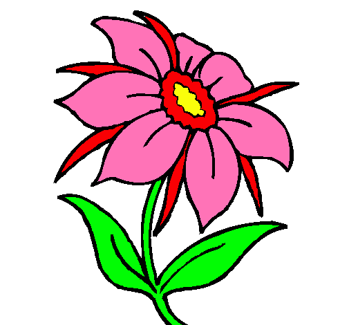 Dibujo de Flor silvestre pintado por Asdf en Dibujos.net el día 04 ...