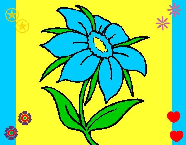 Dibujo de florecita de vale pintado por Principe22 en Dibujos.net ... Dibujo de florecita de vale pintado por Principe22 en Dibujos.net ...