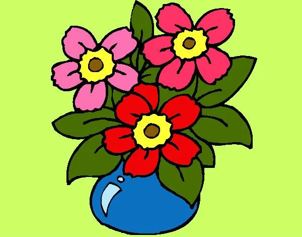 Dibujo de florero pintado por Lamorales en Dibujos.net el día 01 ...