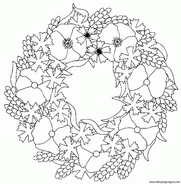 dibujo-flores-ramos-007 | Dibujos y juegos, para pintar y colorear dibujo-flores-ramos-007 | Dibujos y juegos, para pintar y colorear